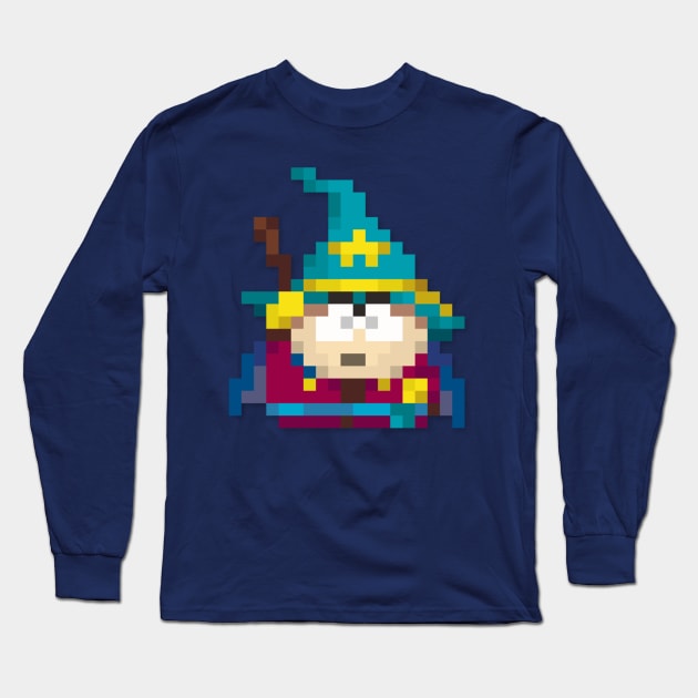 Eric Cartman low-res pixelart Long Sleeve T-Shirt by JinnPixel